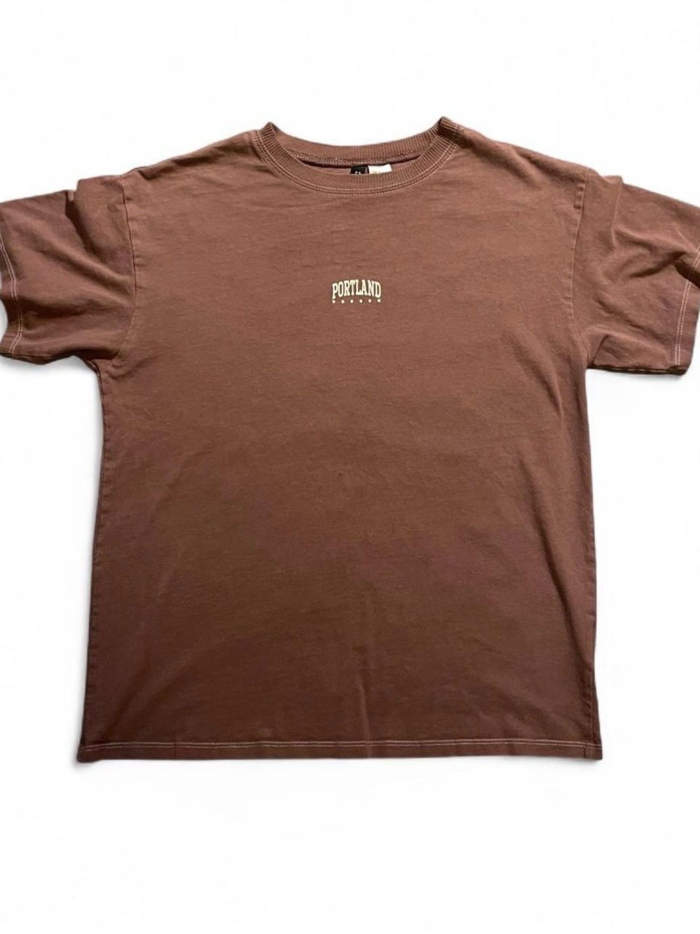 brown Portland Oregon tee